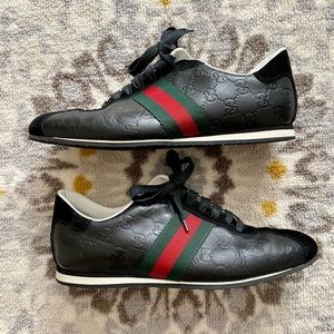 ❌SOLD❌ Gucci Guccissima Logo Leather Sneakers